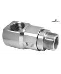 Racor 90º DGE de alto caudal G1 1/4"F-G1 1/4"M