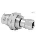 Racor giratorio recto DGG G1/4"F-G3/8"F NW6