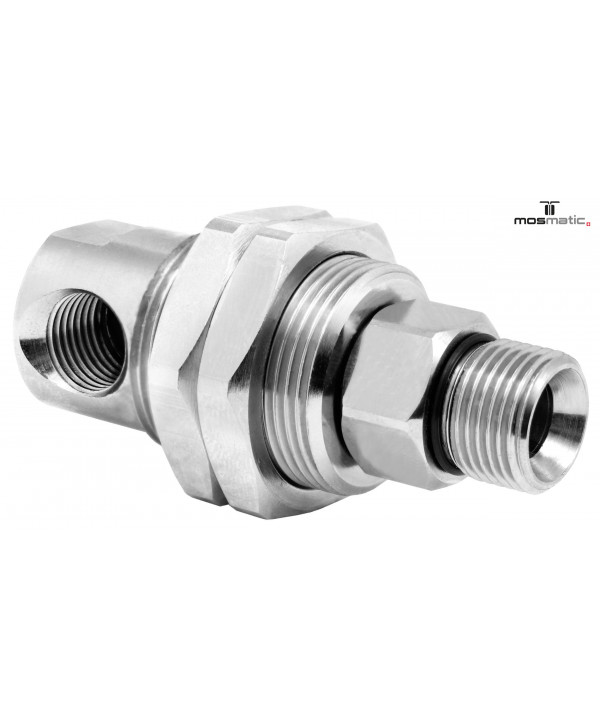 Racor giratorio 90º 3 Rod. G1/4"F-G3/8"M NW6