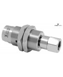 Racor giratorio recto DXGI 3 Rod. G1/4"F-G3/8"F