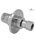 Racor giratorio recto DXFI 3 Rod. con acoplamiento G3/8"F-G1/4"F