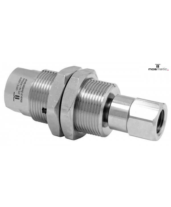 Racor giratorio recto DYGI 3 Rod. G1/4"F-G1/4"F NW6