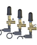 Válvula de regulación Pulsar RV con microinterruptor y puño Racor G3/8HH Tipo B