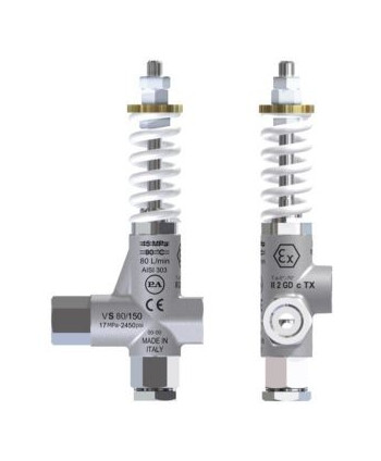 Válvula de seguridad VS 80/150 ATEX AISI 303