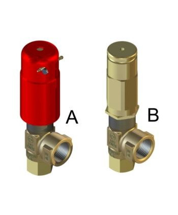 Válvula de seguridad VS 200/180 IN G3/4H Bypass G1/2H Tipo B