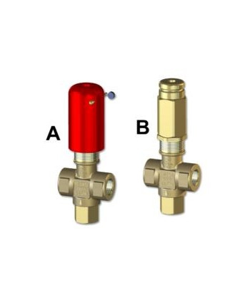 Válvula de seguridad VS 350 IN 2xG3/8H Bypass G3/8H Tipo B