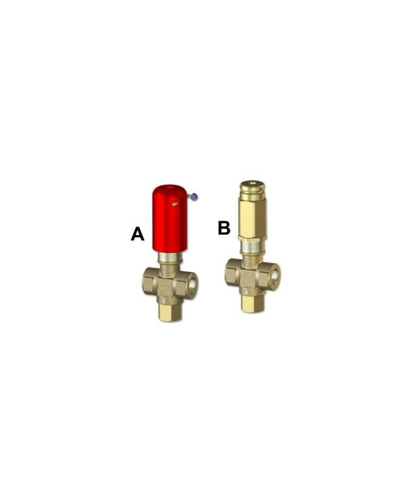 Válvula de seguridad VS 350 IN 2xG3/8H Bypass G3/8H Tipo B