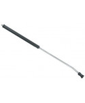Lança inox ponta curvada 700 mm negra MF 1/4 Lança inox ponta curvada 700 mm negra MF 1/4