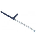 Lanza doble LD7 con empuñadura redonda R5 850mm tubo 1/4 zinc x 1/8 inox