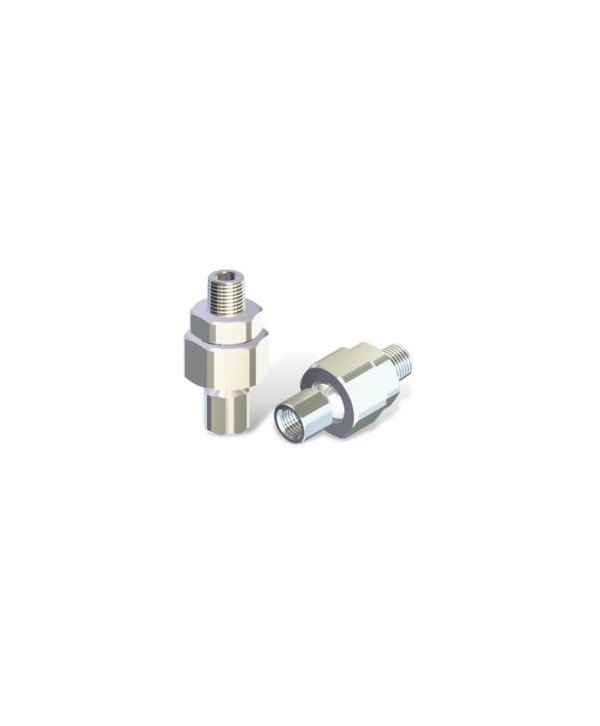 Racor articulable de alta presión Inox 1/4 Npt M-1/4 Npt H