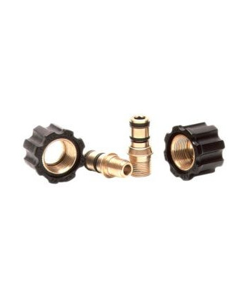 Enchufe prolongado giratorio AR5 Tipo B M22 2 Pzs. 2 juntas tóricas Gas INOX IN G1/4