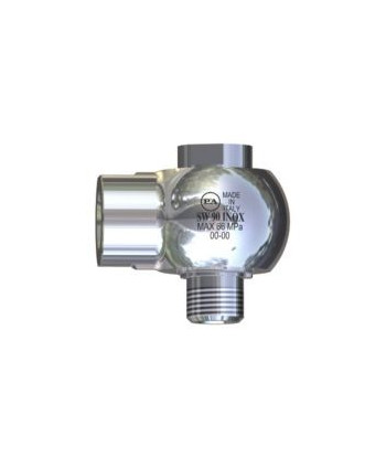 Junta giratoria de 90º SW90-600 Acero Inox IN G1/2M-OUT G1/2H