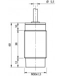 Inductif 3/D30 de détection de 15 mm câble de 10m