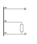 Inductivo 3/D12 detección 4mm cable 2m Enrasable