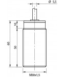 Induttivo 2/D30 rilevamento 15 mm cavo 2m