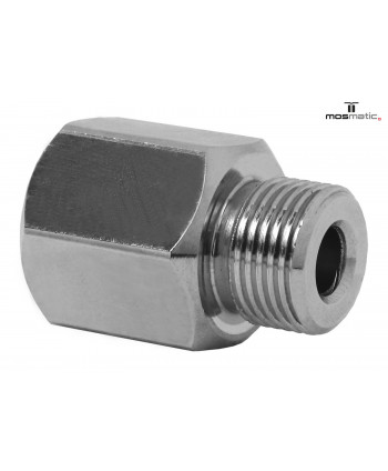 Conector Acero Inoxidable VER-09 G3/8"F G3/8"M L-22 SW22