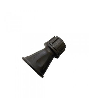 Portaboquillas de 1/4 - 1/4" negro hex.