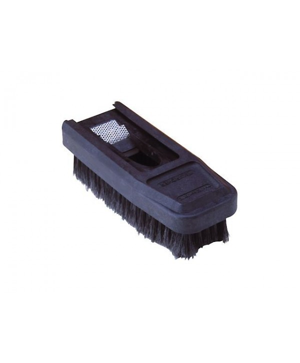 Brush for lance retractable longitudinal 