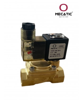 Solenoid valve 1/2" 24 V DC Mecatic