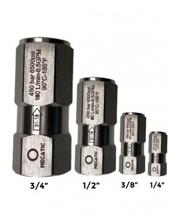 Rückschlagventil aus Edelstahl 150 Bar 3/8"