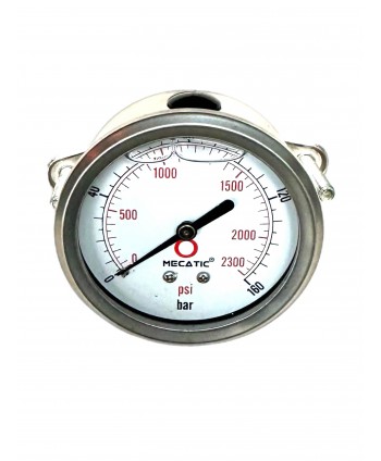 Manômetro de pressão de 0-160 bar 1/4" axial