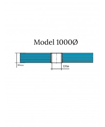 Brush Foamcarlet Ø1000 Light Blue (Istobal®)