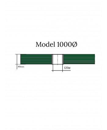 Brush Foamcarlet Ø1000 Dark Green (Istobal®)