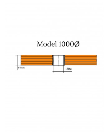 Brush Foamcarlet Ø1000 Orange (Istobal®)