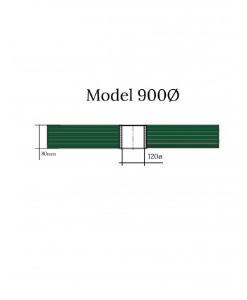 Brush Foamcarlet D900 Dark Green (Ceccato, Aquarama,Autoequip,Kärcher,Wash Italia ,.. )