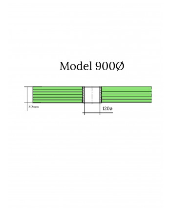 Brush Foamcarlet D900 light Green (Ceccato, Aquarama,Autoequip,Kärcher,Wash Italia ,.. )