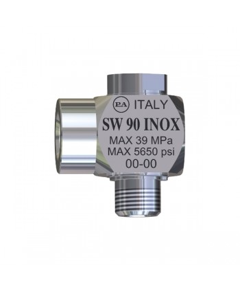 Joint pivotant à 90° acier inox SW90 IN G1/2M OUT 1/2H